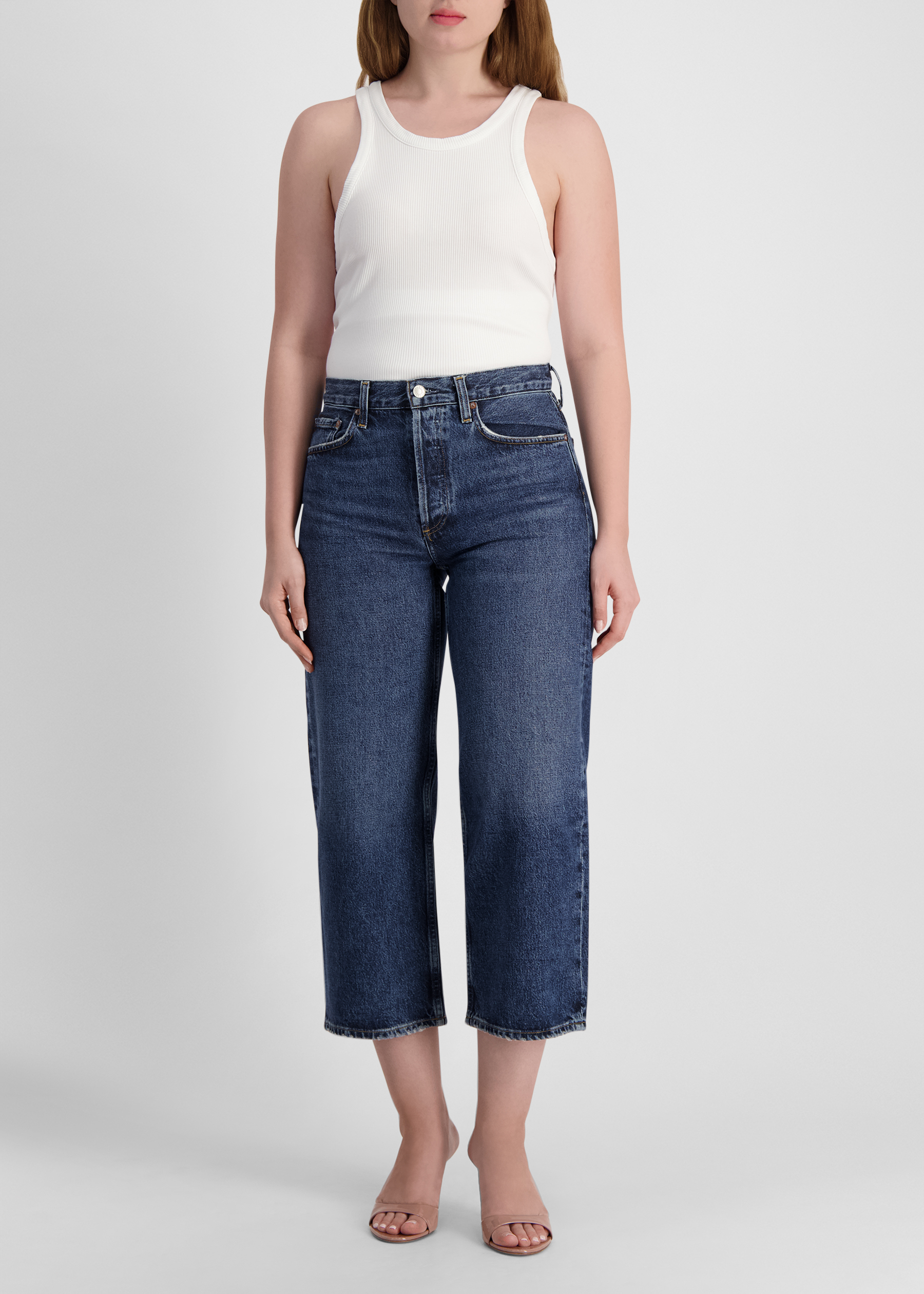 Arc blue wide-leg jeans